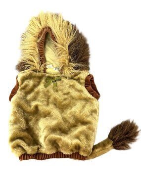 VTG Lion Toddler 12-24 Mo Plush Fur Tunic Costumes